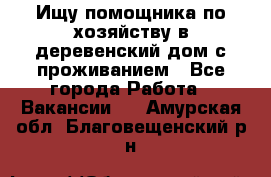 Ищу помощника по хозяйству в деревенский дом с проживанием - Все города Работа » Вакансии   . Амурская обл.,Благовещенский р-н